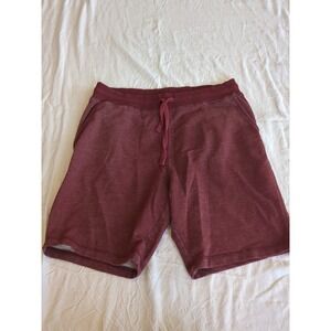 Pact Terry Sweat Shorts Sz Medium 8" Inseam Red 32" Waist